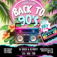 back to the 80s Template | PosterMyWall