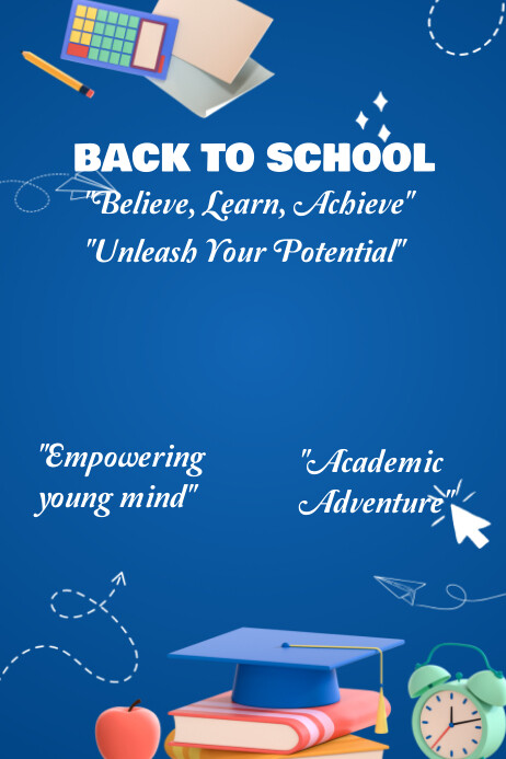 Getting Back To Learning Copy of Back to learning template | PosterMyWall