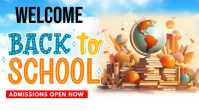 Back to school, School admission (1) Pantalla Digital (16:9) template