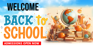 Back to school, School admission (1) Digitalt display (16:9) template