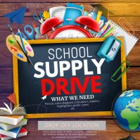 Back to school, School admission Square (1:1) template