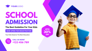 Back to School, School Twitter Post Wpis na Twittera template