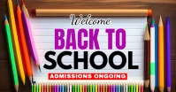 back to school, welcome back to school Facebook Shared Image template