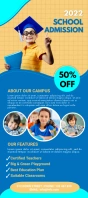 Back to school,corporate,event Carte à crémaillère template