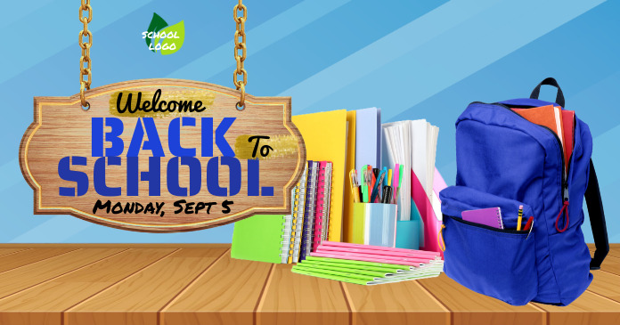 back to school, welcome back to school facebo Obraz udostępniany na Facebooku template