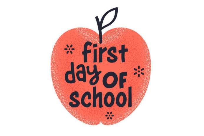 Back to School & First Day of School Poster template