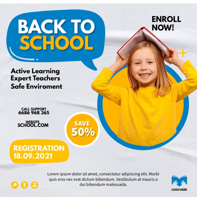 Back To School 2023 Template PosterMyWall