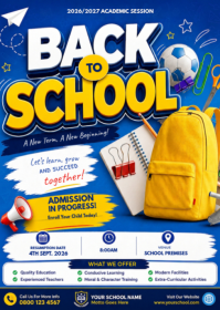 Blanco Back to School A6 Template