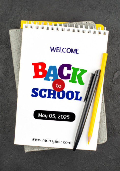 Back to School A4 template