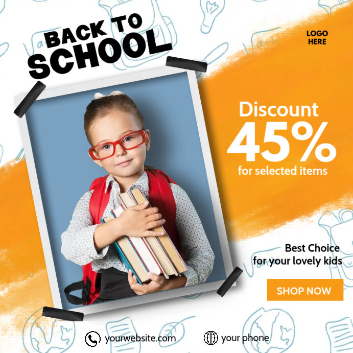 Back To School Ads Template PosterMyWall