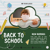 Back To School Ads Pos Instagram template