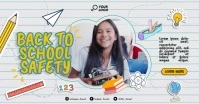 Back To School Banner ภาพที่แชร์บน Facebook template