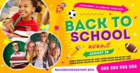 BACK TO SCHOOL BANNER Imagem partilhada do Facebook template