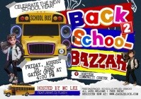 White Back to School Event A4 Template