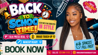 Back To School Beauty Promotion Miniatura na YouTube template