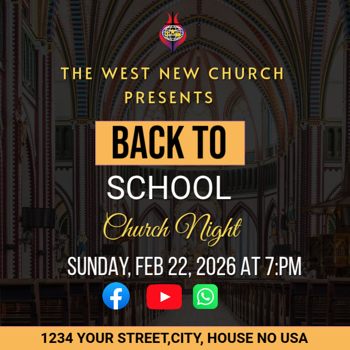 Back To School Church Night Flyer – Editable Youth Worship & Prayer ...