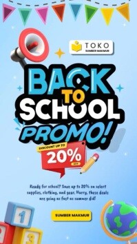BACK TO SCHOOL Instagram Story template