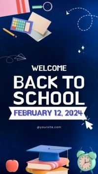 Back to School Instagram Story template