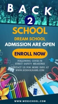 back to school Instagram Story template