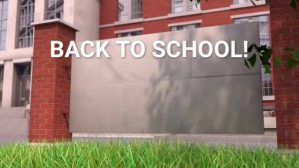 BACK TO SCHOOL งานแสดงผลงานแบบดิจิทัล (16:9) template