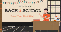 Back to School Facebook Shared Image template