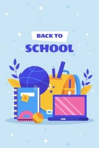 Back to school Poster template