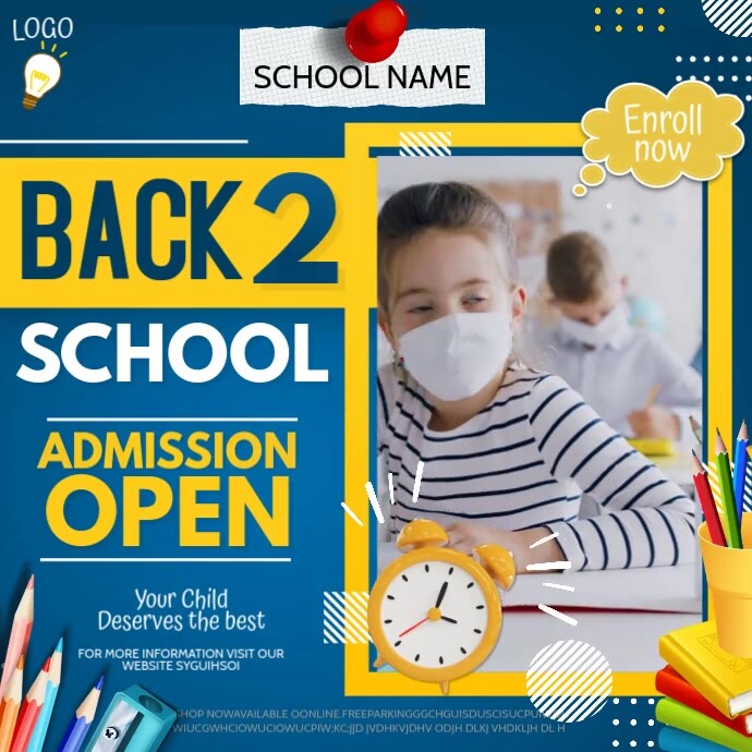 Back To School Template Postermywall Back To School Template Postermywall