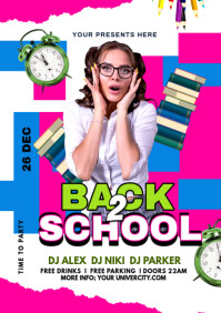 BACK TO SCHOOL A3 template