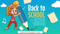 Back To School Cabeçalho de blogue template