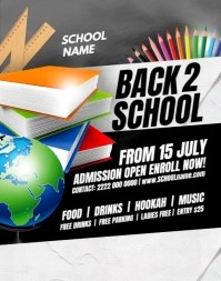 BACK TO SCHOOL Poster/Wallboard template