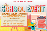 Back to School Poster template
