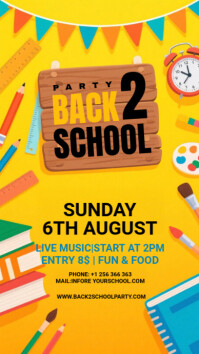 back to school Instagram Story template