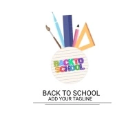 Back to school Logo template