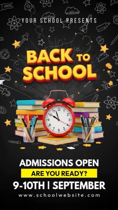 Back to School Instagram Reel template