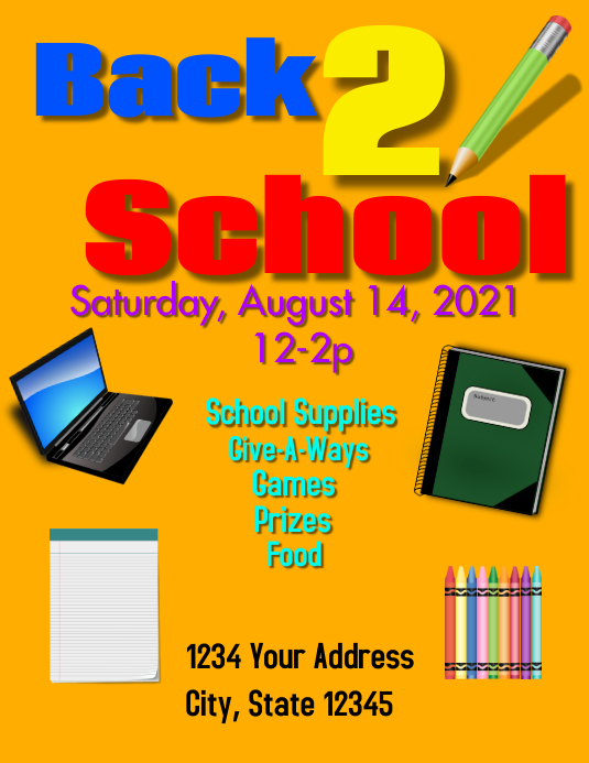 Copy of Back to School | PosterMyWall