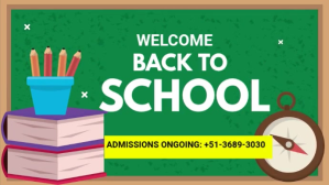 Back to school 数字显示屏 (16:9) template