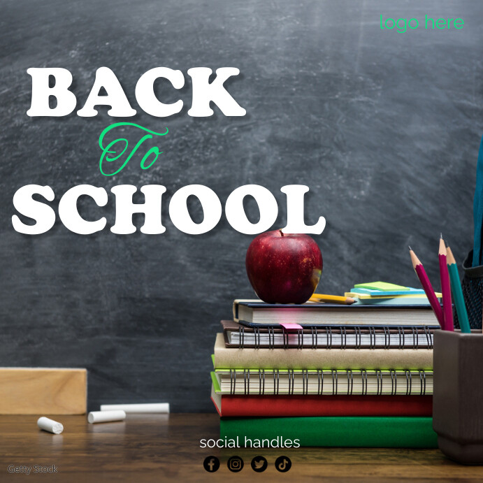 Back to School Template PosterMyWall