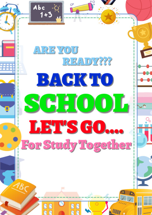 Copy of Back To School | PosterMyWall