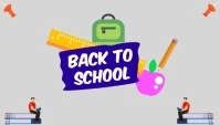 Back to School Encabezado de blog template
