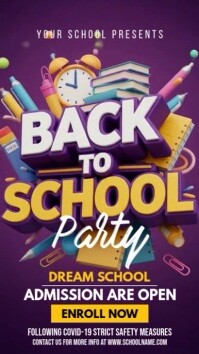 Back to School Instagram Story template