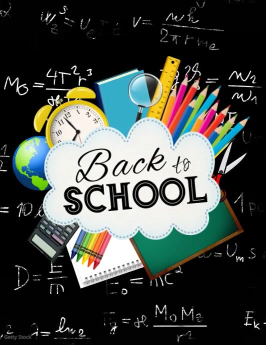 Back to school Flyer (US Letter) template