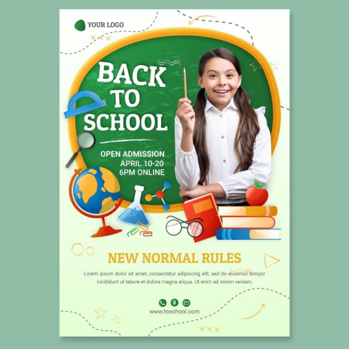 Copy of Back to school | PosterMyWall