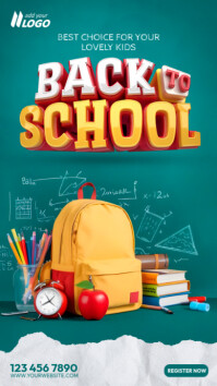 back to school Instagram Story template