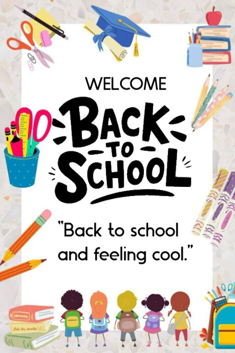 Back to school Iphosta template
