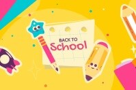 Back to school Poster template