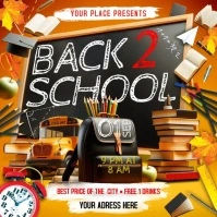 Back To School Persegi (1:1) template