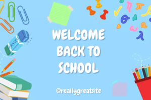 Back to School Label template