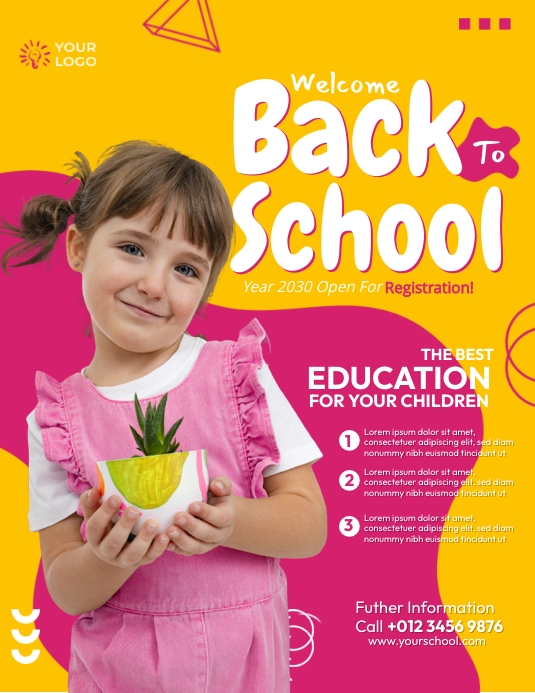 Back To School Template PosterMyWall