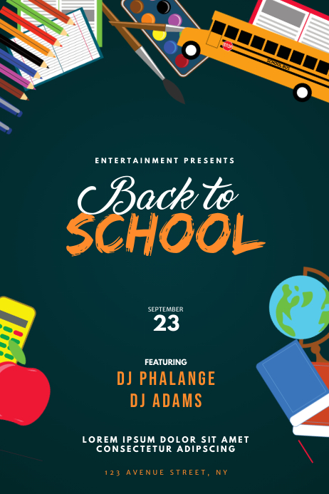 Back To School Event Flyer Template PosterMyWall back-to-school-event-flyer-template-postermywall