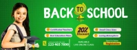 Back To School Facebook Cover template